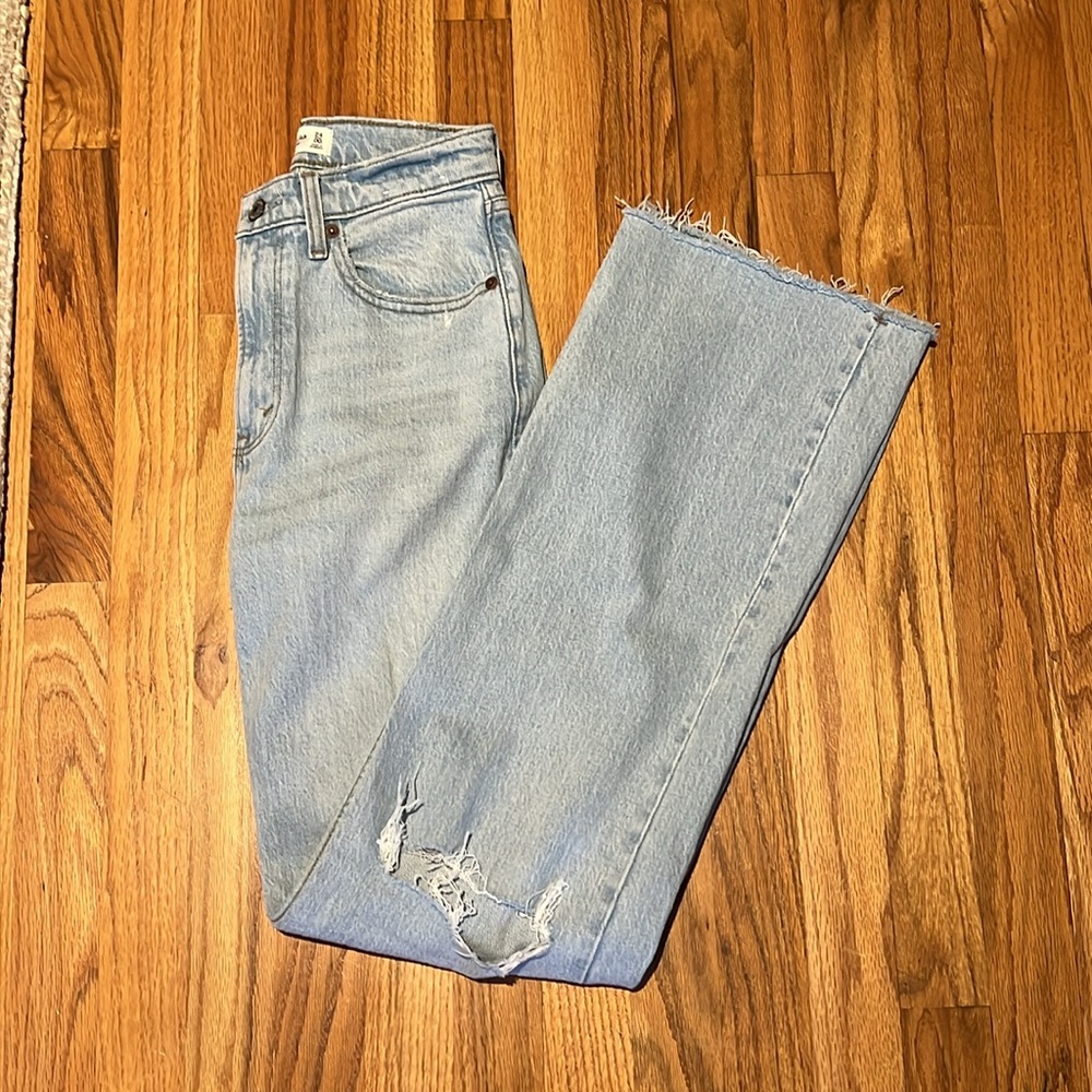 A&F Wide Leg Jeans